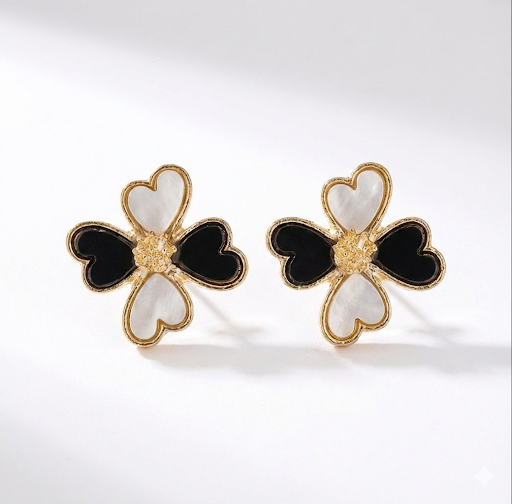 Colver heart earrings