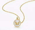 Butterfly scotch necklace